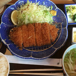 源氏家族 - ロースかつランチハーフ麺変更 950円