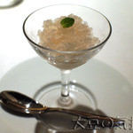 赤坂グリル - 白ワインのグラニテ