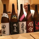 Sushi Taichi - 日本酒は5種類