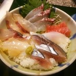 一らん - ランチの海鮮丼(201511)