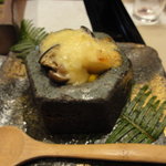 庭園の宿 石亭 - サービスの夏野菜のチーズ焼き