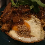 豚のらーめん 弐番手 - 2015年10月
      ８周年記念限定麺
      トマト角煮まぜそば