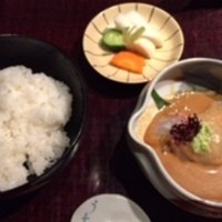 うち山 - 鯛茶漬けと香の物