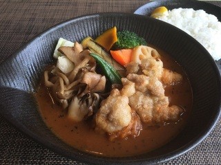 Lavi - とり天きのこto野菜カレー