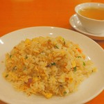 竹爐山房 - 炒飯＆スープ