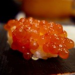 鮨 波やし - ［20回目］いくらの握り(20回記念限定エディション…アハハハハッ！)