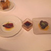 Sala Amabile - 料理写真:鰹のカルパッチョ・フォアグラのフランと黒いちじくのキャラメリゼ・芽キャベツのフリット  フォンドゥータソース　(2015/10)