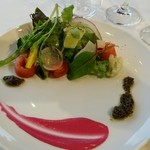 前菜 皿の上で踊る「ごちそう野菜」。