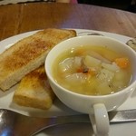 カフェむぎわらい - トーストセット