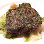 ブラッスリー・グー - 牛舌のポワレ香草バターソース(Aランチの主菜)