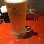 立ち呑み処たまりば琥太郎 - ビール　プレミアムモルツです！