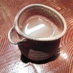 菊屋らん丸 - 蕎麦湯（H26.7.26撮影）