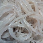 菊屋らん丸 - 大根そば￥950の千切り大根と極細十割蕎麦（H26.7.26撮影）