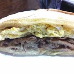 フレッシュグリーン - 卵焼をはさんでみました