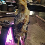 山の宿 新明館 - ヤマメの塩焼き