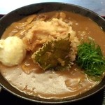 瀬戸内製麺710 - ひやあつとり玉天カレーうどん（H27.10.31）