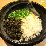 彩蓮 - 自家製高菜炒めのまぜそば！(2015,10/27)