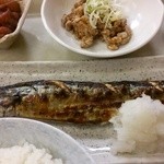 べにづる - ランチ・さんま塩焼き定食750円
