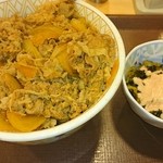 すき家 - 高菜明太マヨ牛丼 メガ 汁だく