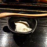 山元麺蔵 - サービスの杏仁豆腐　※2015年11月