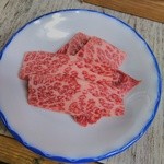 Yakiniku No Ajimaru - 国産バラ肉（カルビ）！