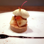 Le Caneton - ランド産フォアグラのテリーヌ　無花果のガトー仕立て