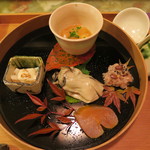 車力門 ちゃわんぶ - 27年10月　前菜5種