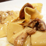 オステリア ハナタニ - ポルチーニのパスタ(^∀^)ﾉ