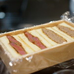 かわむら - ステーキサンドとハンバーグサンド