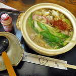 みのや - 牛モツしょうゆ煮込みうどん