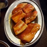 ホルモン青木 - □岩中豚(タレ)　600円(内税)□