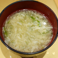鮨 からく - 卵スープ