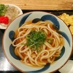 大一 - 日替わり定食、かしわ天