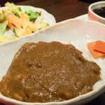 香希 - チキンカレー(サラダ・コーヒー)：850円／2015年11月