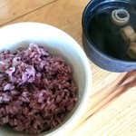 ユウアン - 由庵こだわりの黒米入りご飯