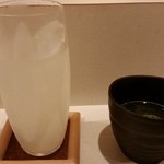 室町 三谷屋 - 柚子酒ソーダ割り