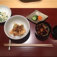 天ぷら 銀座おのでら 並木通り店 - かき揚げの貝柱が美味しい