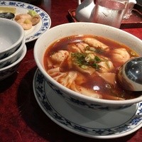 横浜中華街 重慶飯店 本館 - 酸辛水餃(小)　2015.10