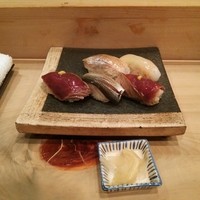 鮨 山沖 - 揃う前にたべちゃった…