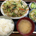 宮城飯店 - 野菜炒め定食 700円