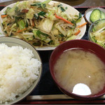 宮城飯店 - 野菜炒め定食 700円