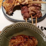 ももや - 焼鳥4本通常480円と手作りつくね焼き通常430円