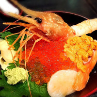 築地青空三代目 本店 - 北海丼のえびがめっちゃぷりぷり