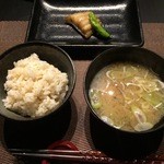 ３分つきのご飯など