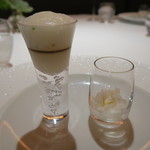 レフェルヴェソンス - 27年11月　ズワイ蟹、イクラ、根セロリ　コンブチャ、お酒