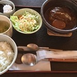 Hashimoto Kohi Kan - 煮込みハンバーグセット