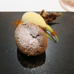 レフェルヴェソンス - 27年11月　ショコラノワールのモワルーと寺田本家懐古酒のアイスクリーム