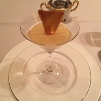 ローズルーム - デザート。ほうじ茶のムース。