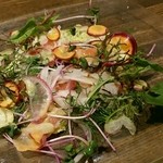 トラットリア クアルト - 【2015年9月】ランチコース前菜：サーモンのマリネ