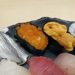 居酒屋 貴闘力 - こはだ、いくら、うに